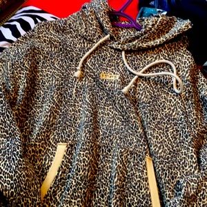 Levi’s leopard print hoodie